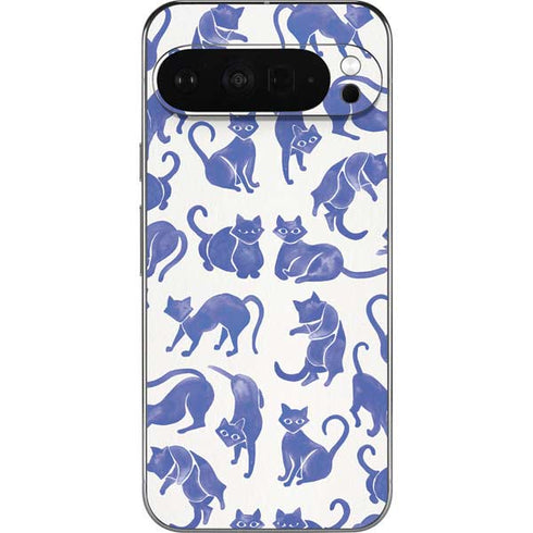 Blue Cats by Cat Coq Pixel 9 Pro XL Skin